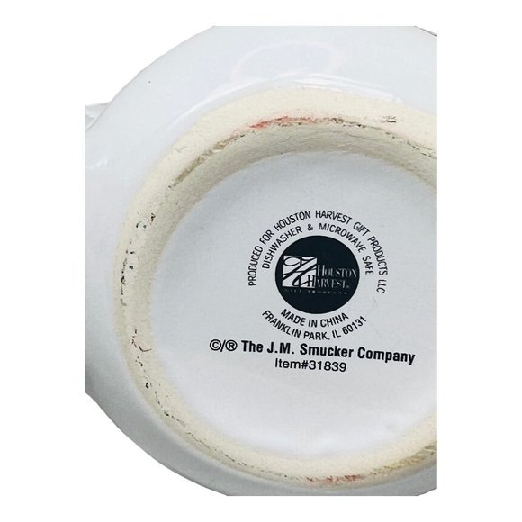 Vintage Smuckers Double Sided Jam/Jelly/Condiment Jar With Spoons & Lids EUC - Picture 10 of 10